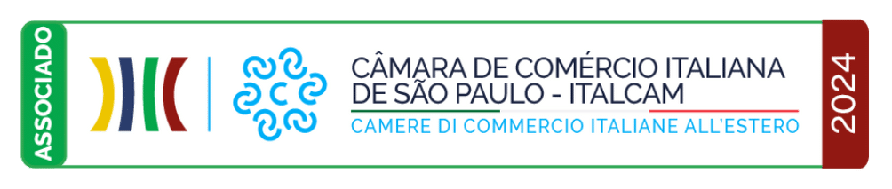 Selo de Associado da Câmara de Comércio Italiana de São Paulo - Italcam