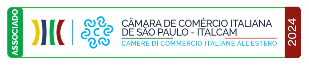 Selo de Associado da Câmara de Comércio Italiana de São Paulo - Italcam